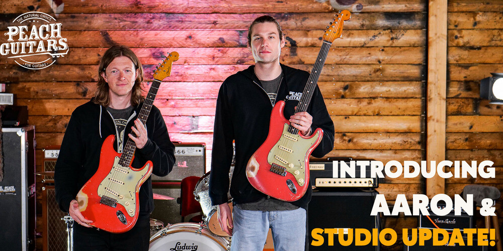 Peach Guitars | Introducing Aaron & updated studio rig!