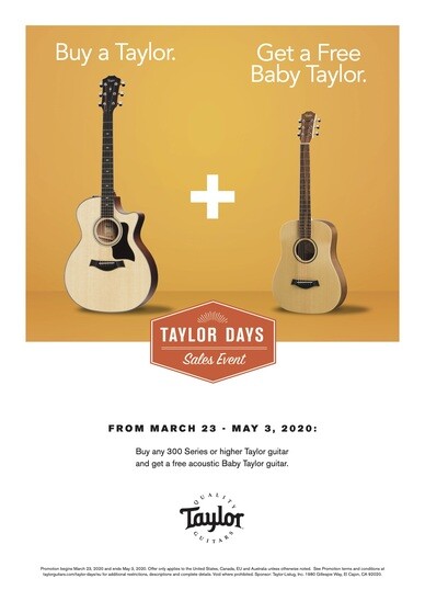 Taylor FREE Baby Taylor event!!