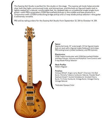 Hot New PRS Models for 2011