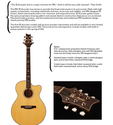 Hot New PRS Models for 2011