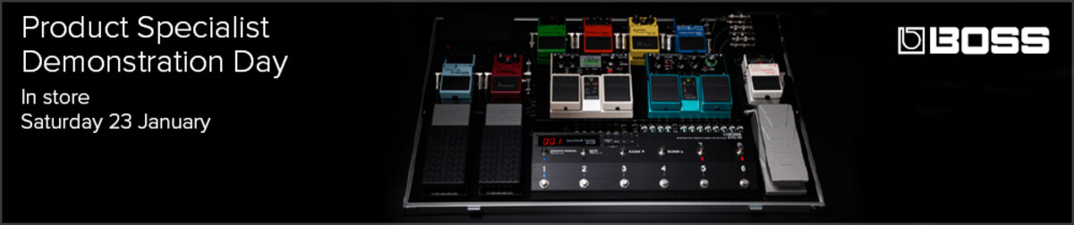 Boss product specialist day 23rd Jan (Col) - Peach Guitars