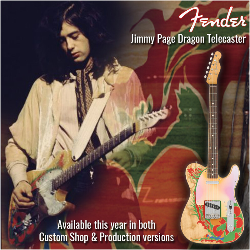 Jimmy Page Dragon and Mirror Telecasters