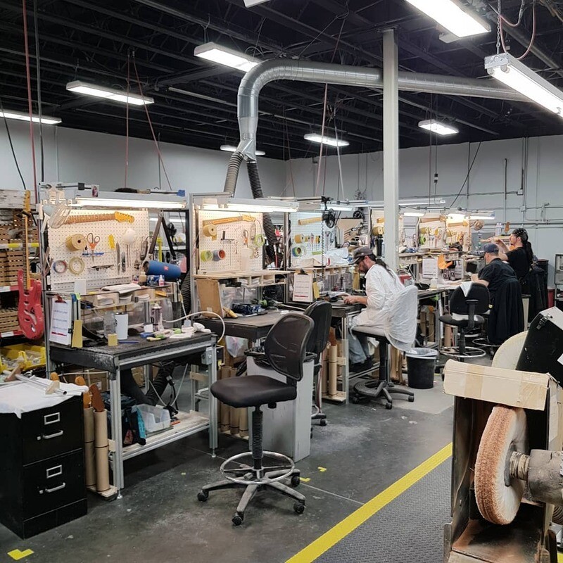 Pre-NAMM trip to the Fender Custom Shop factory.