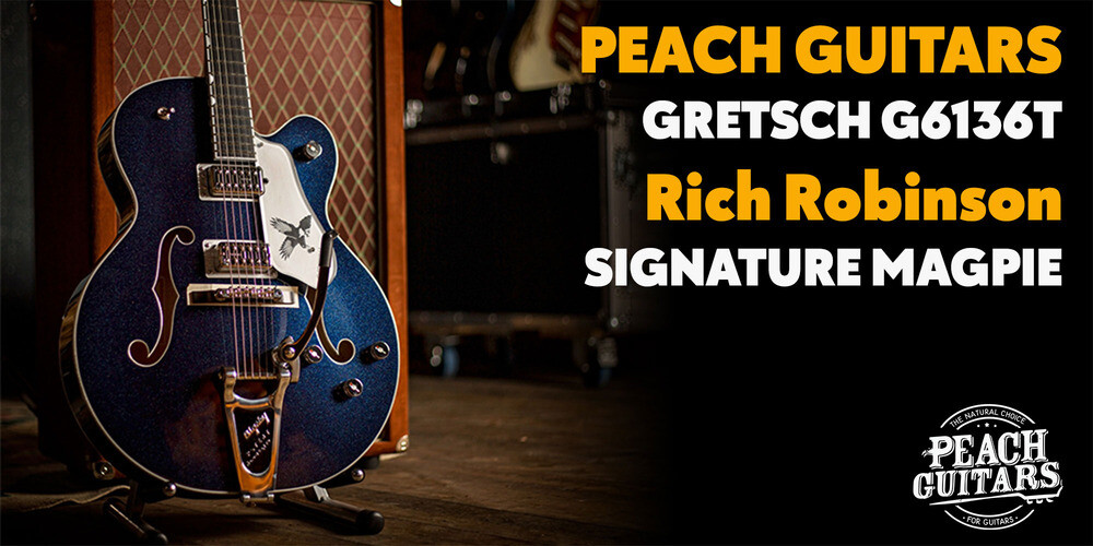 Peach Guitars | Gretsch G6136T Rich Robinson Signature Magpie