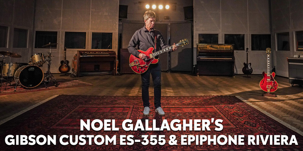 Peach Guitars | Noel Gallagher ES-355 and Epiphone Riviera 
