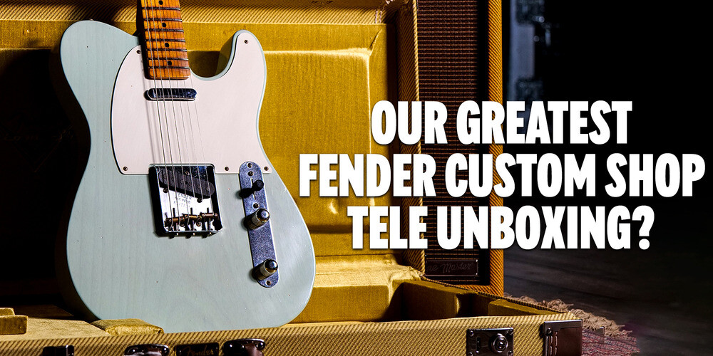 Our Greatest Fender Custom Shop Tele Unboxing?