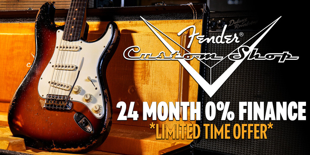Limited Time Offer: 24 Month 0% Finance Now Available on Fender Custom Shop Guitars
