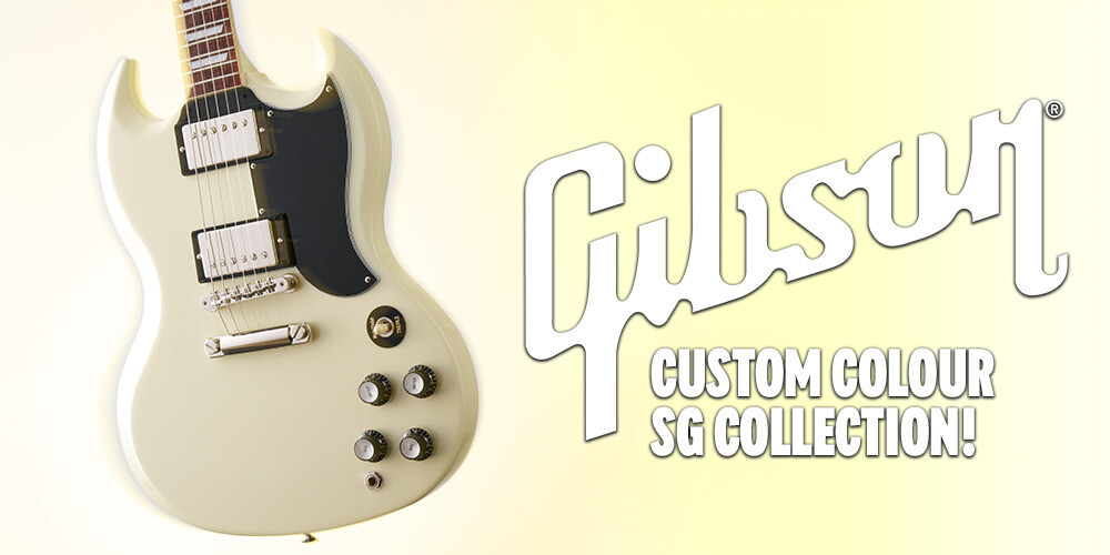 New Release | Gibson USA Custom Colour SG Collection!