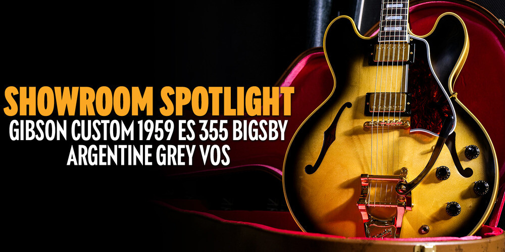 Showroom Spotlight | Gibson Custom 1959 ES 355 Bigsby in Argentine Grey VOS