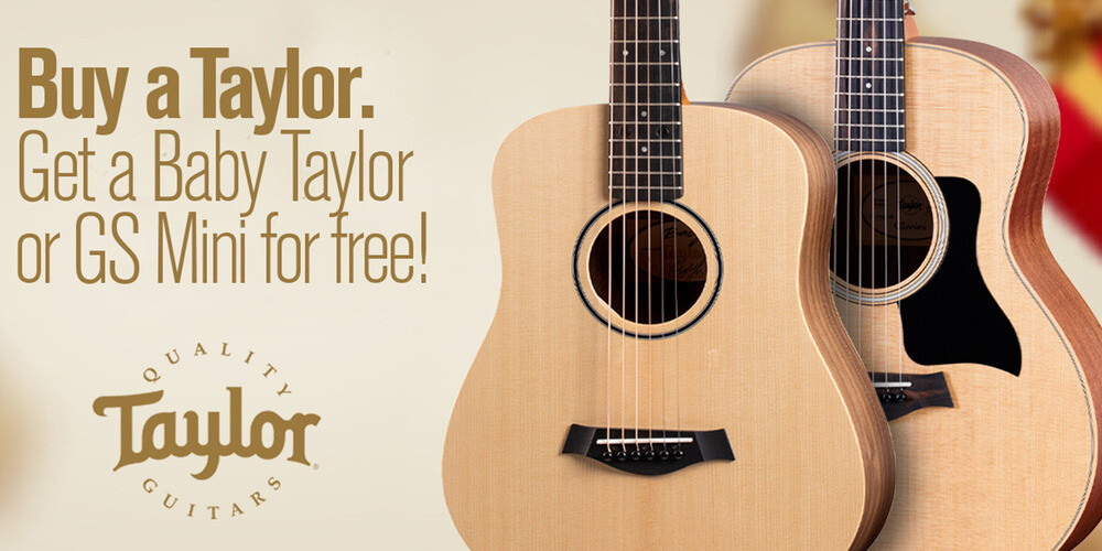 Peach Guitars | FREE Taylor Guitar offer!