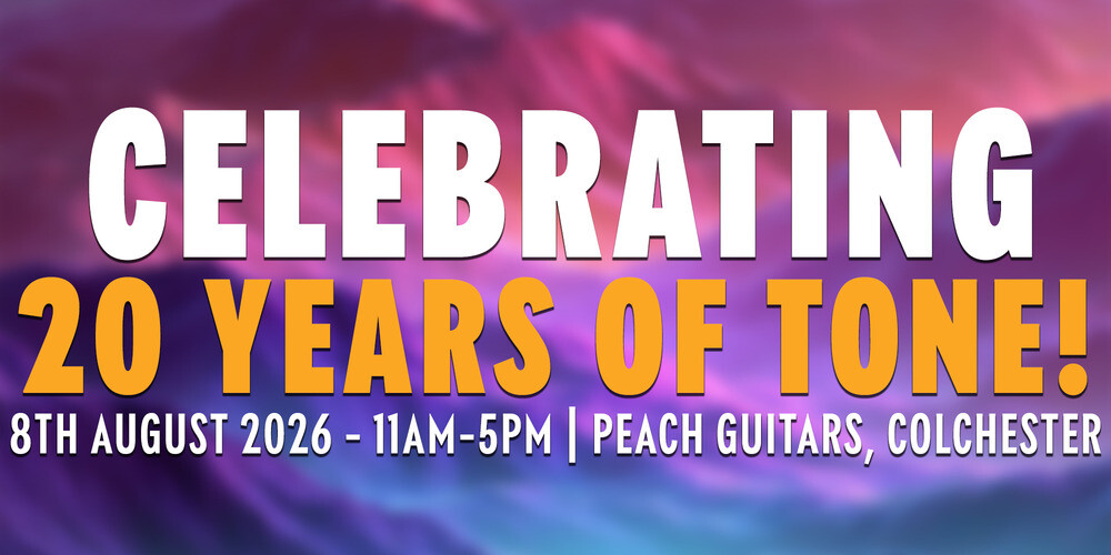 Celebrating 20 Years Of Peach Guitars! | 8th August 2026