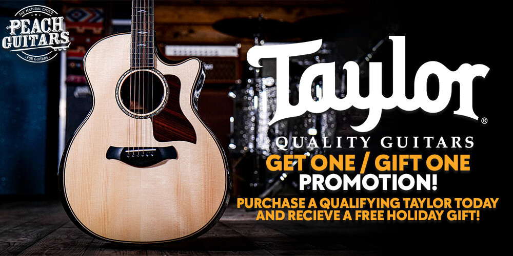 Peach Guitars | FREE Taylor Guitar offer!