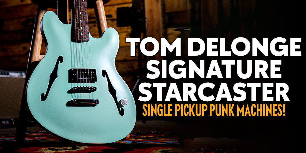 Unveiling the Fender Tom DeLonge Starcaster!