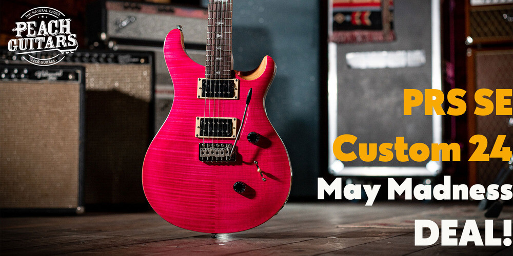 Peach Guitars | PRS SE Custom 24 Bonnie Pink deal!