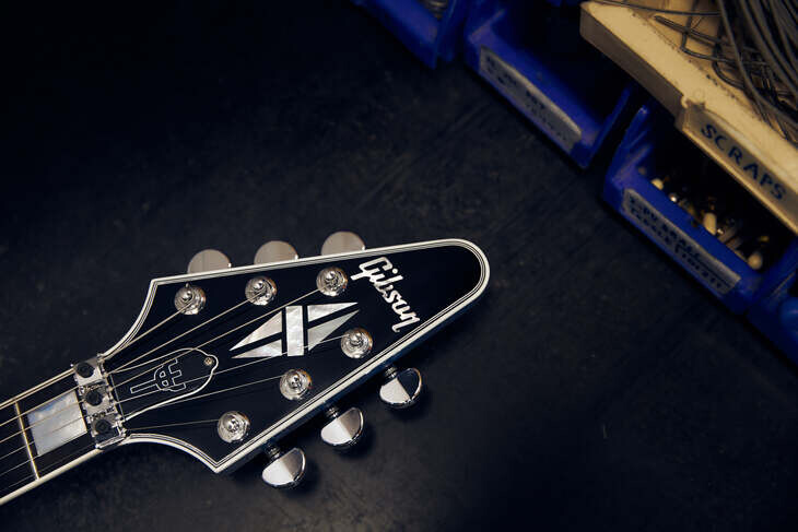 New Release |  Gibson Custom Shop Richie Faulkner Flying V Custom