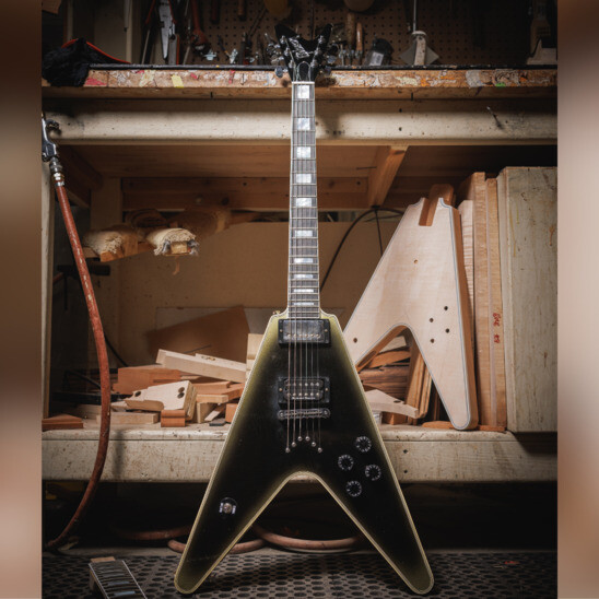 New Release | Adam Jones Flying V Collectors Edition in Reverse Antique Silverburst