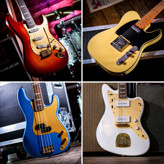 Peach Guitars | Squier 40th Anniversary models!