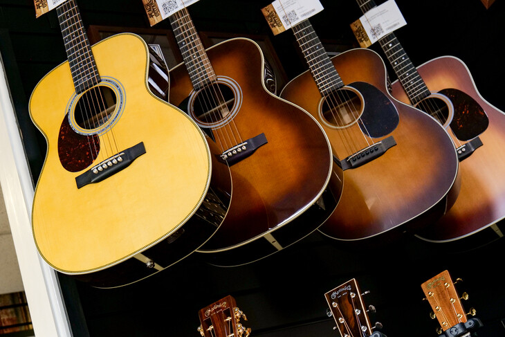 Visit the Martin Showroom at Peach Guitars in Colchester, U.K.